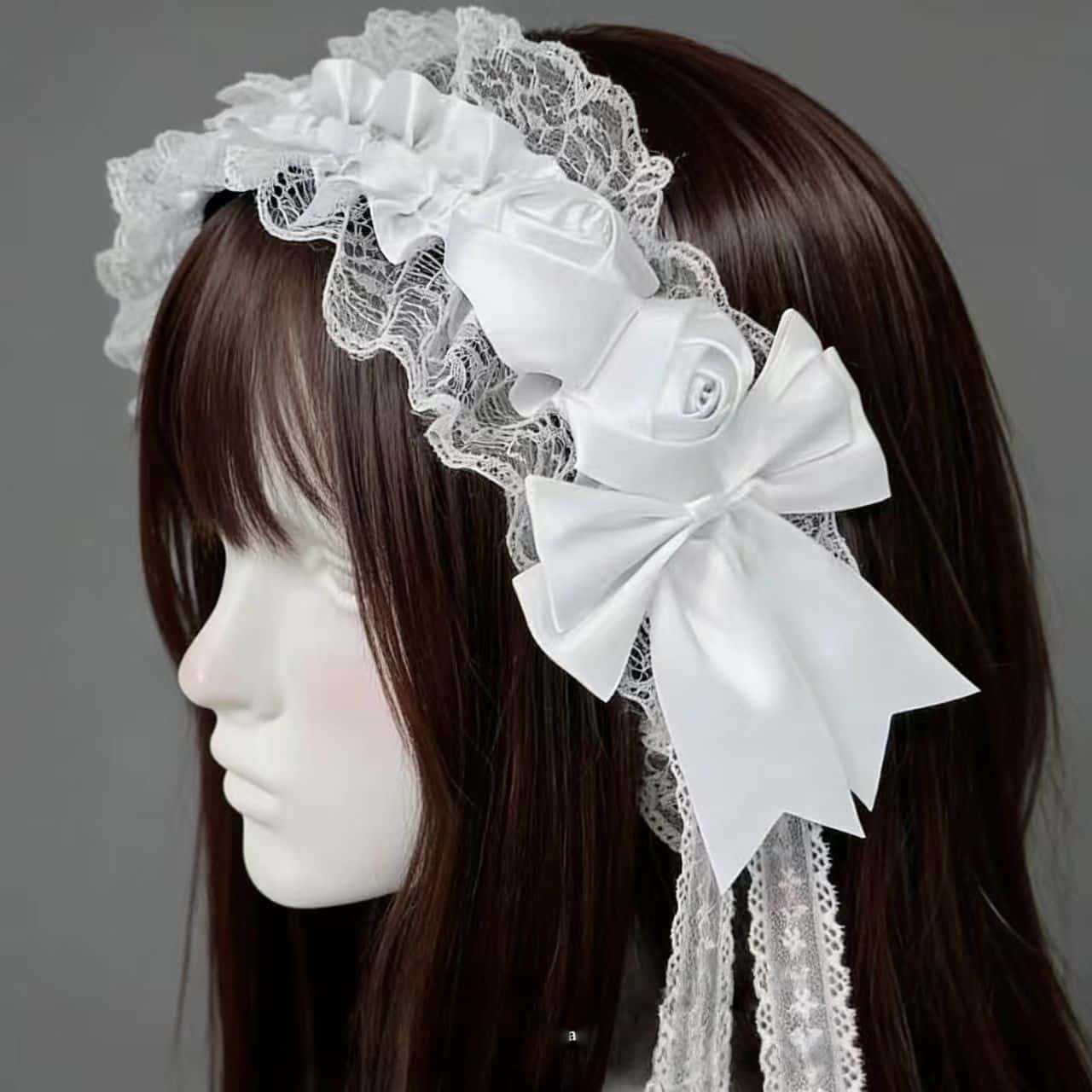 Tassel Fringe Trim - Gothic Lolita kanten hoofdbanden voor dames,