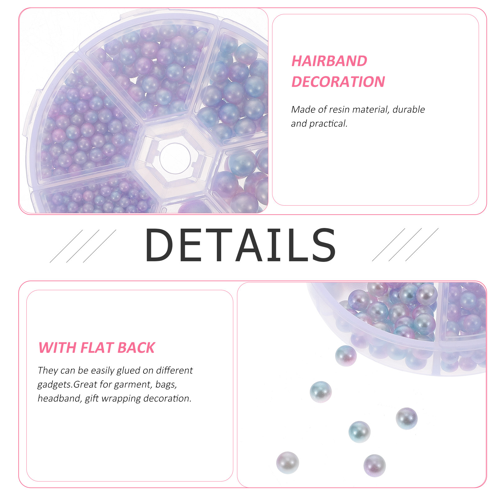 1 doos harsparels, modieuze ve - Embellishment Glue Craft recensie en prijs