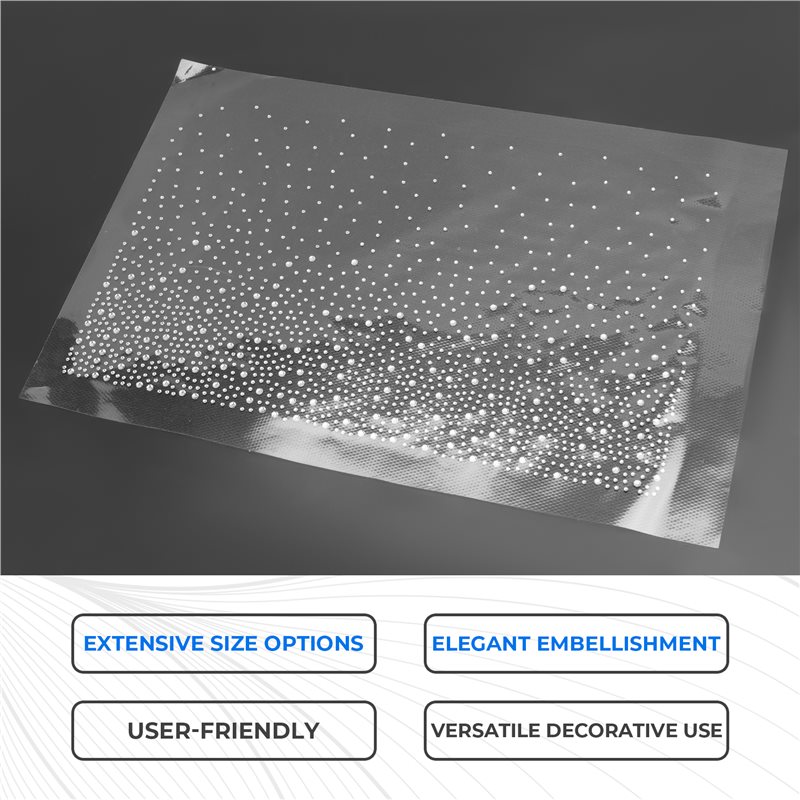 AT02-Glitter Hotfix Strassvell - Hotfix Rhinestone Sheet recensie en prijs