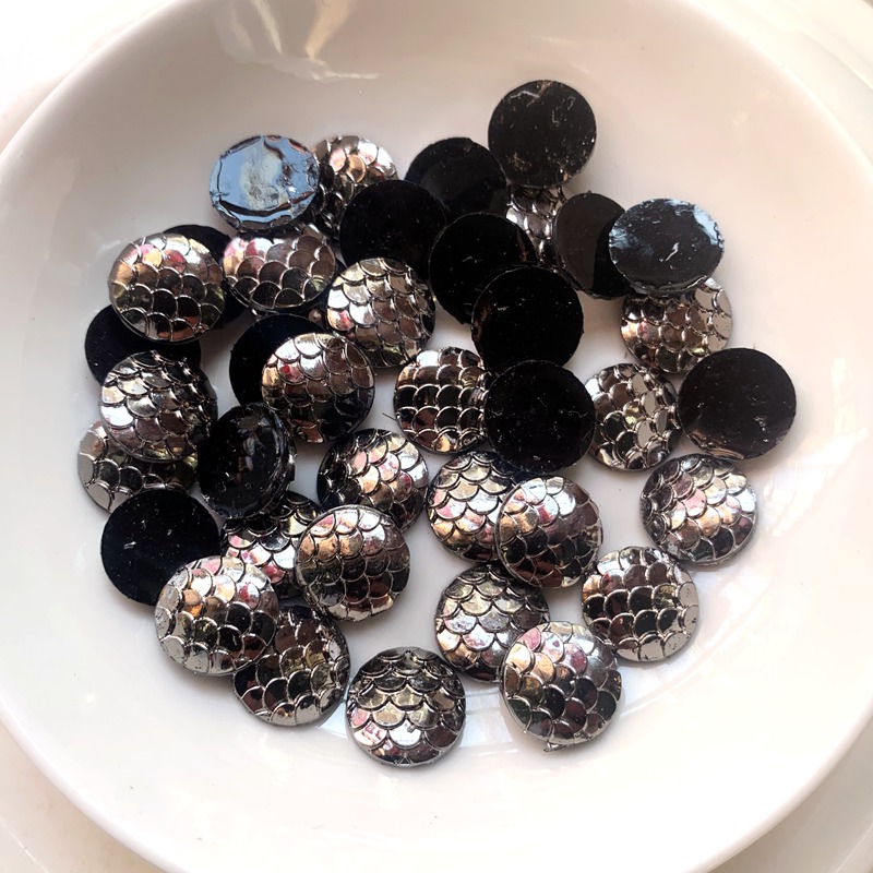 80 STKS 12mm zwart metaal Kleu - Embellishment Glue Craft recensie en prijs