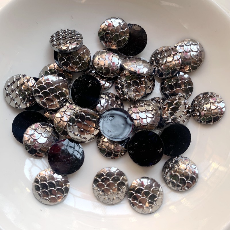 80 STKS 12mm zwart metaal Kleu - Embellishment Glue Craft recensie en prijs