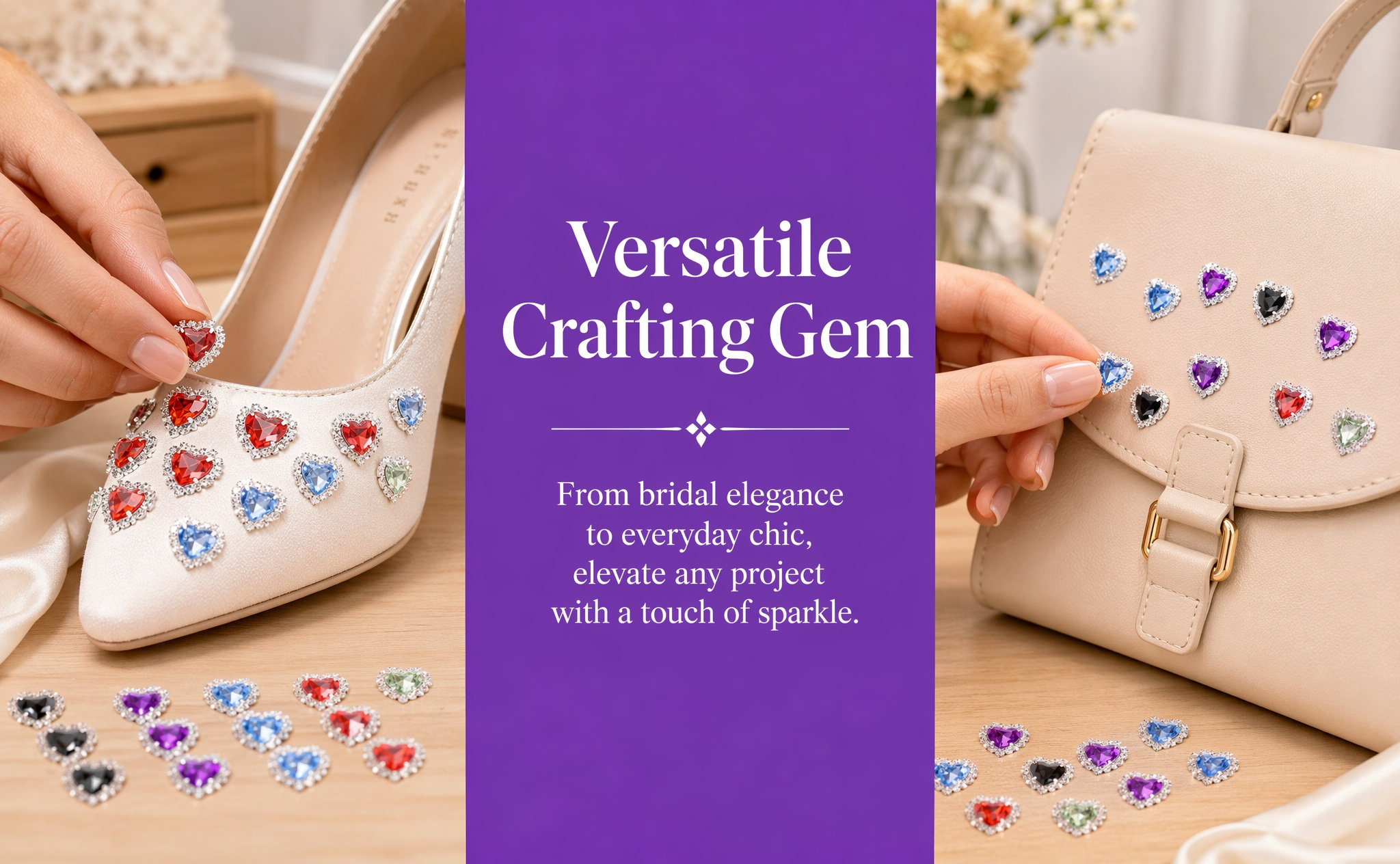 30 stuks hartvormige strassste - Sew On Rhinestone recensie en prijs