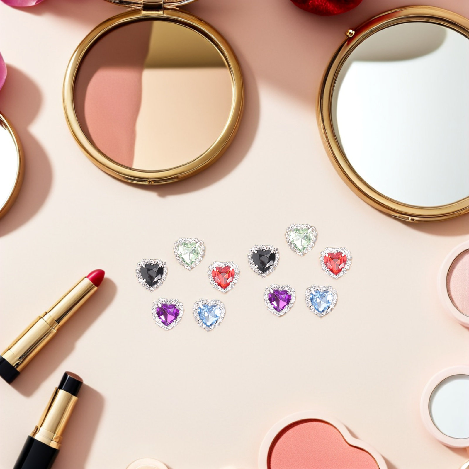 30 stuks hartvormige strassste - Sew On Rhinestone recensie en prijs