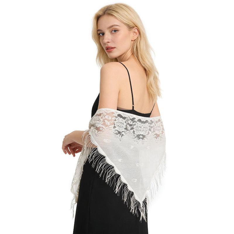 Bruidssjaal met kwastjes, drie - Tassel Fringe Trim recensie en prijs