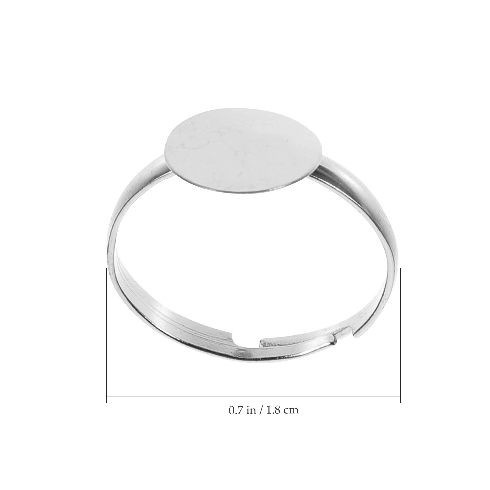 100 stuks lege ringen van een  - Embellishment Crafts recensie en prijs