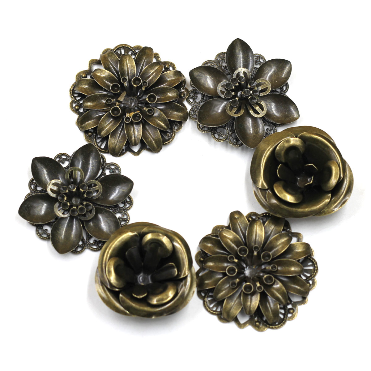 6 stuks versieringen combinati - Embellishment Crafts recensie en prijs