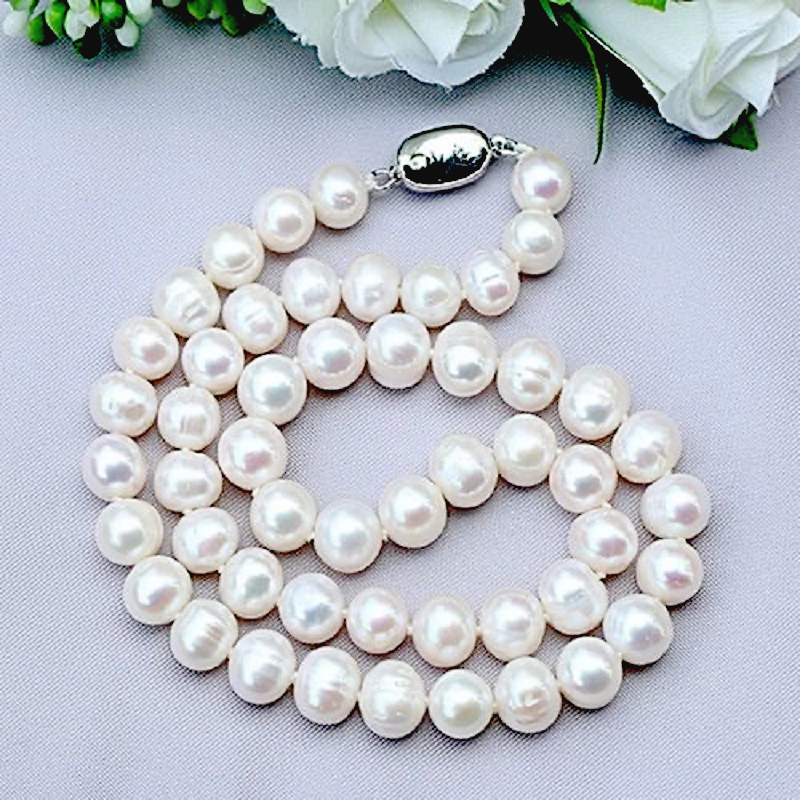 8-9 mm natuurlijke zoetwaterpa - Pearl Trim Chain recensie en prijs