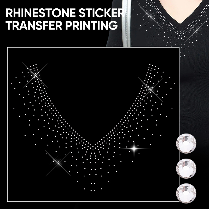 QIAO 1/2/4/6 stuks V-hals Glit - Hotfix Rhinestone Sheet recensie en prijs