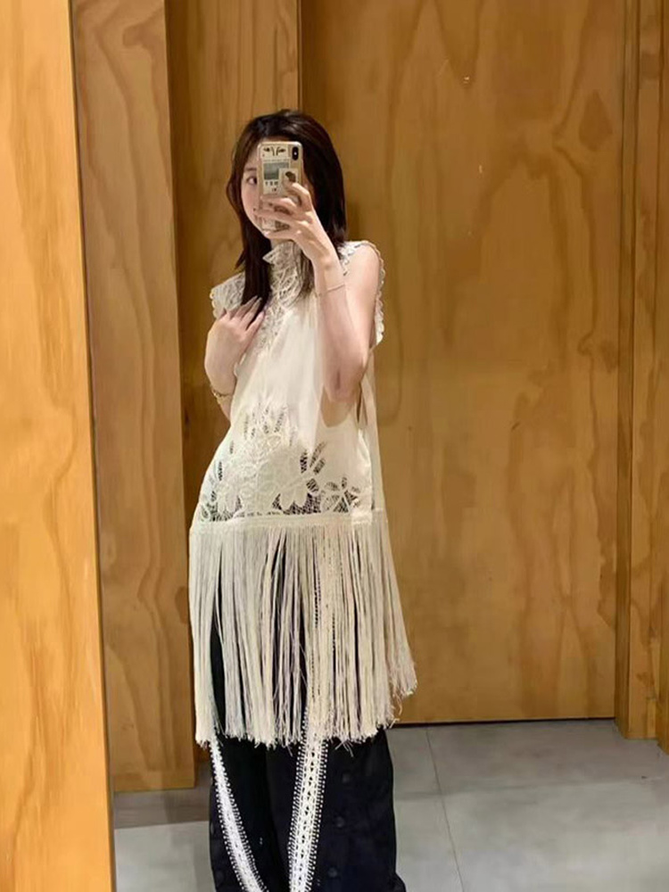 Franse stijl knooploze, uitgeh - Tassel Fringe Trim recensie en prijs